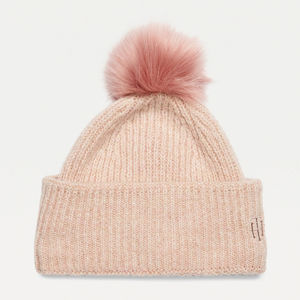 Tommy Hilfiger dámská světle růžová zimní čepice